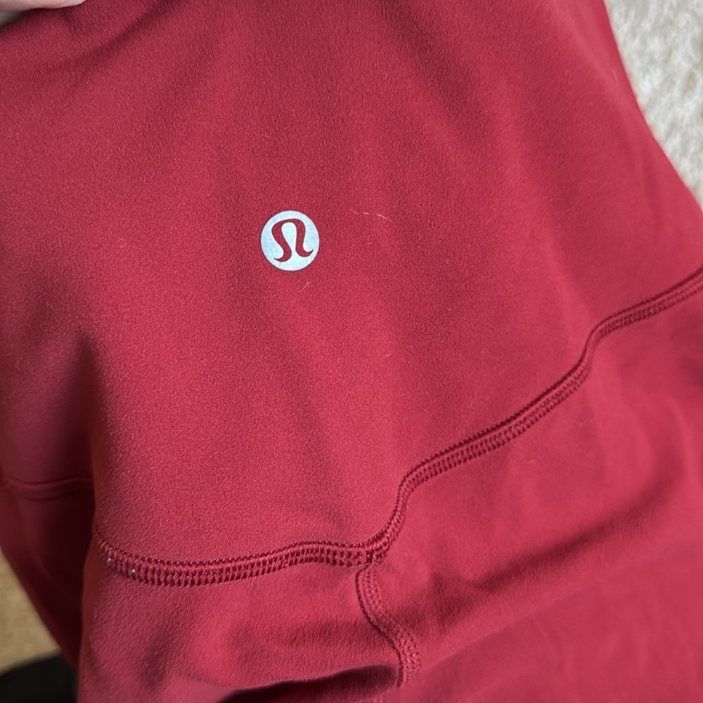 lululemon Align High-Rise Pant 25" Legging Dark Red size 4 - Picture 5 of 9